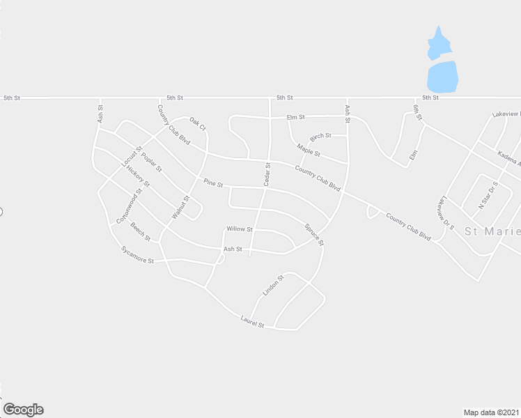 map of restaurants, bars, coffee shops, grocery stores, and more near 296 Cedar Street in Saint Marie
