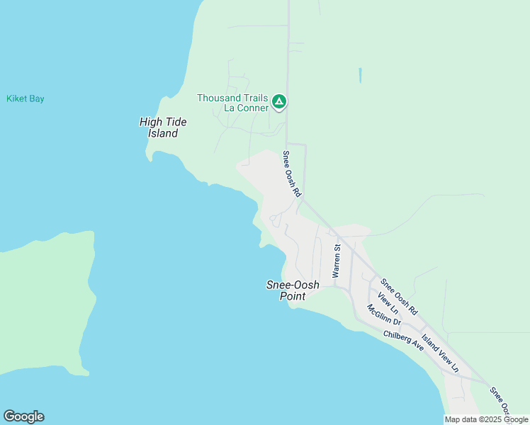 map of restaurants, bars, coffee shops, grocery stores, and more near 9373 Reef Point Lane in La Conner