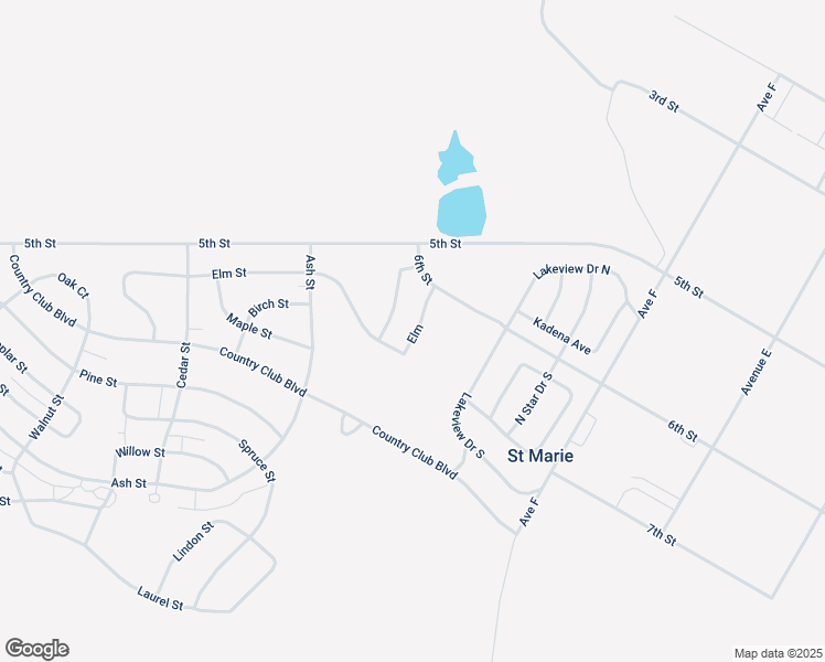 map of restaurants, bars, coffee shops, grocery stores, and more near 152 Elm in Saint Marie