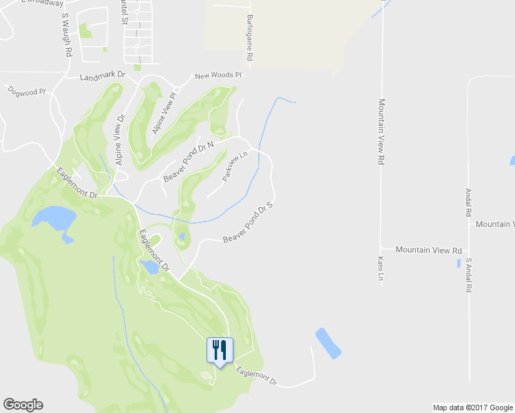 map of restaurants, bars, coffee shops, grocery stores, and more near 4800 Beaver Pond Drive South in Mount Vernon