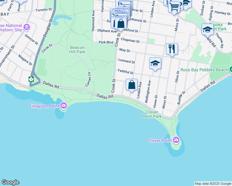 1 Cook Street, Victoria BC Walk Score