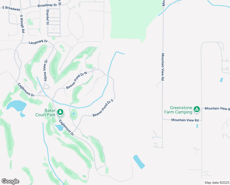 map of restaurants, bars, coffee shops, grocery stores, and more near 4800 Beaver Pond Drive South in Mount Vernon