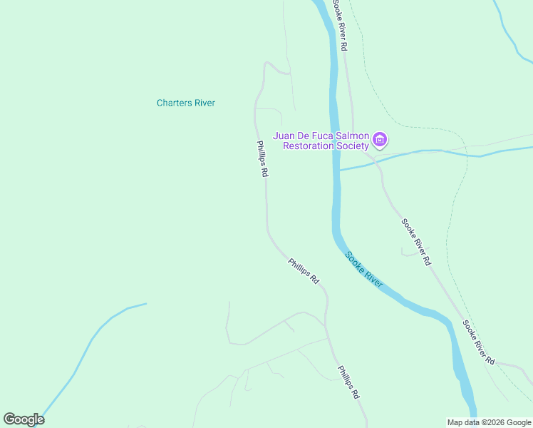 map of restaurants, bars, coffee shops, grocery stores, and more near 3032 Phillips Road in Sooke