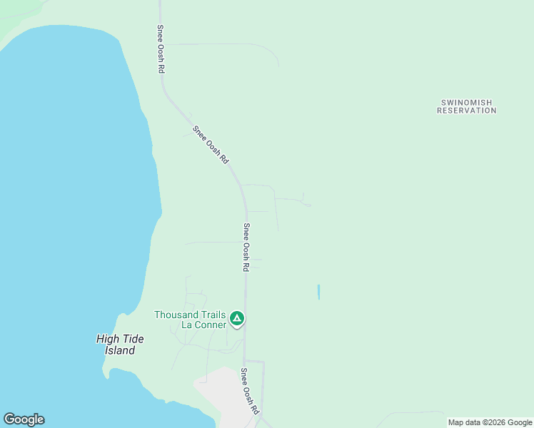 map of restaurants, bars, coffee shops, grocery stores, and more near 16059 Snee Oosh Road in La Conner