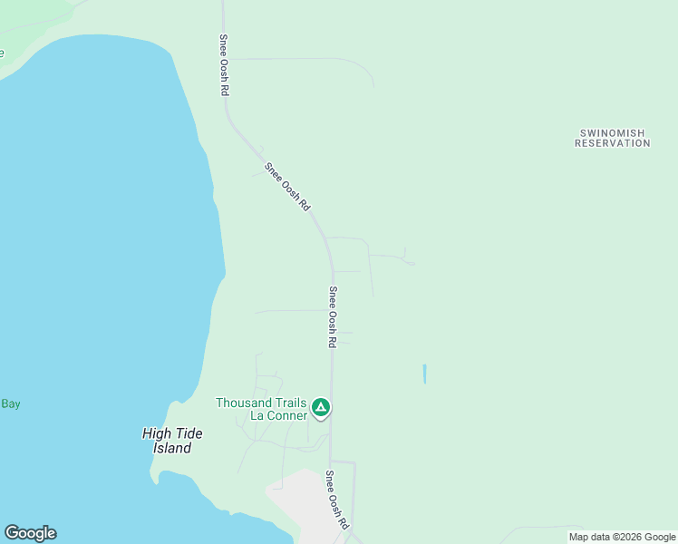 map of restaurants, bars, coffee shops, grocery stores, and more near 16059 Snee Oosh Road in La Conner