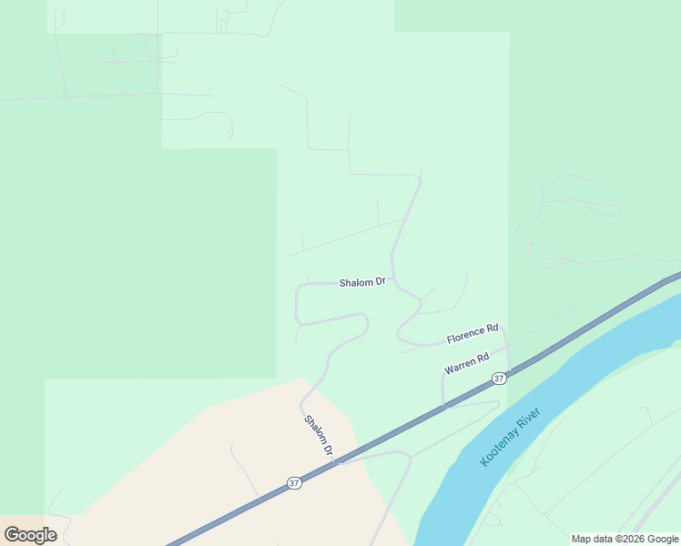 map of restaurants, bars, coffee shops, grocery stores, and more near 606 Shalom Drive in Libby