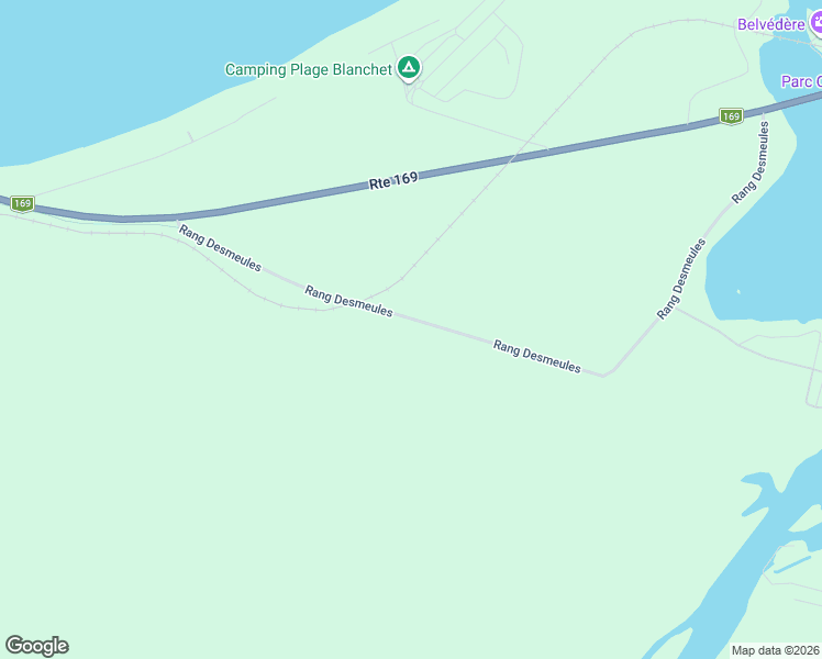 map of restaurants, bars, coffee shops, grocery stores, and more near 64 Rang Desmeules in Saguenay–Lac-Saint-Jean