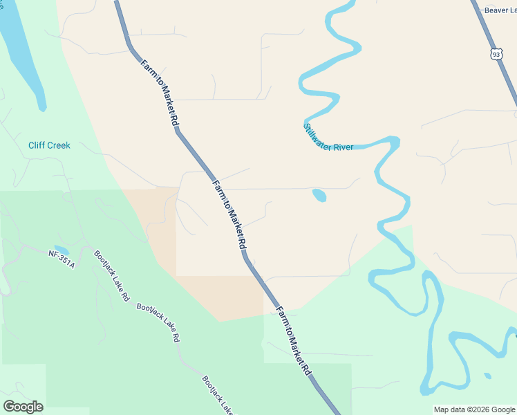 map of restaurants, bars, coffee shops, grocery stores, and more near 7115 Farm to Market Road in Whitefish