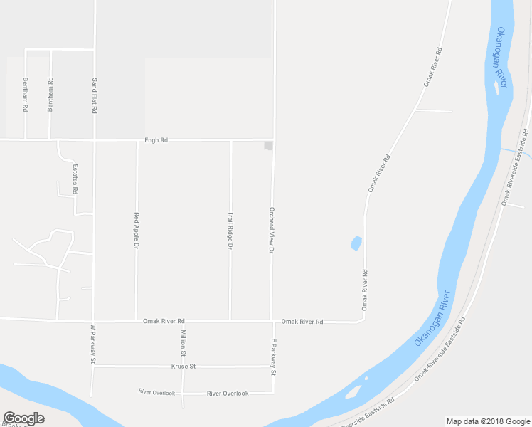 map of restaurants, bars, coffee shops, grocery stores, and more near 33 Orchard View Drive in Omak