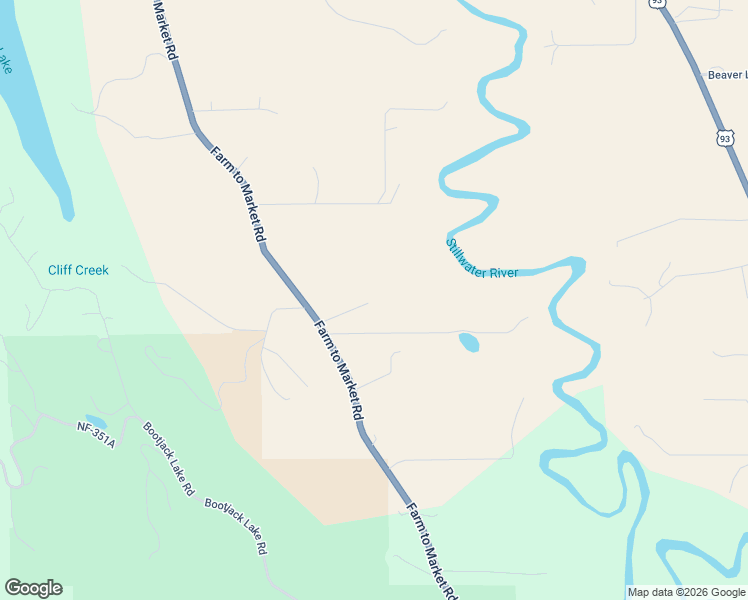 map of restaurants, bars, coffee shops, grocery stores, and more near 7277 Farm to Market Road in Whitefish