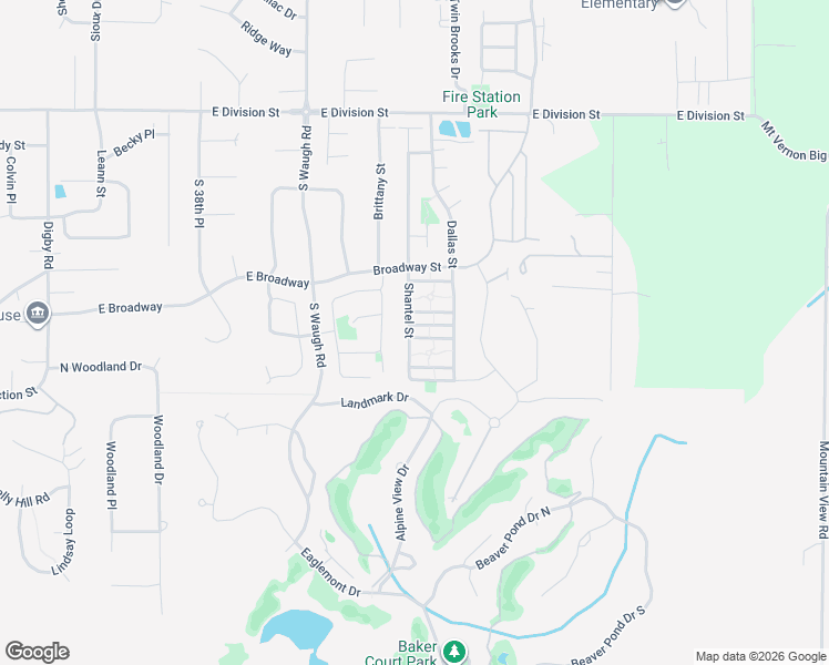 map of restaurants, bars, coffee shops, grocery stores, and more near 4465 Karli Street in Mount Vernon