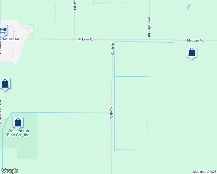 map of restaurants, bars, coffee shops, grocery stores, and more near 15758 Kamb Road in Mount Vernon
