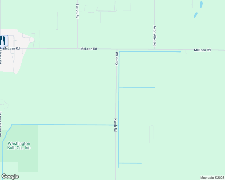 map of restaurants, bars, coffee shops, grocery stores, and more near 15758 Kamb Road in Mount Vernon