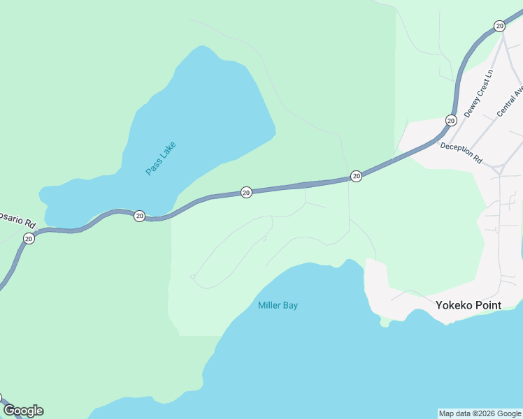 map of restaurants, bars, coffee shops, grocery stores, and more near 15690 North Deception Shores Drive in Anacortes