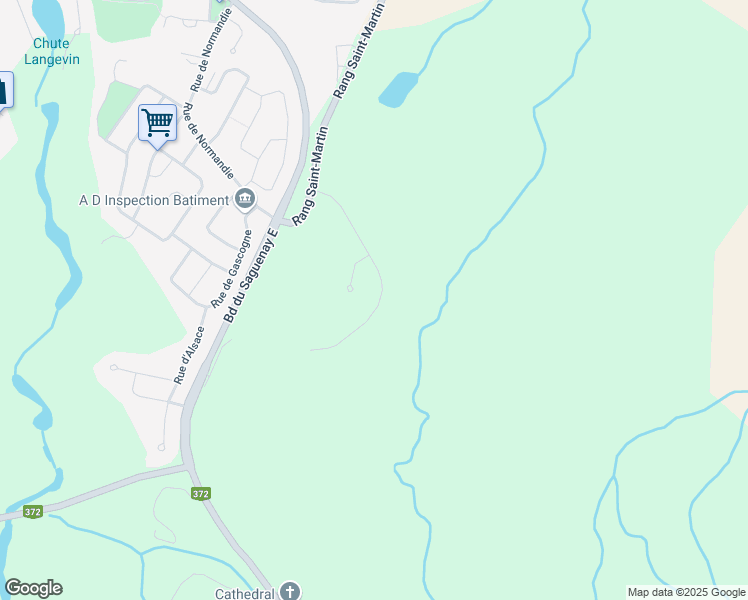 map of restaurants, bars, coffee shops, grocery stores, and more near 610 Rue du Chemin du Golf in Saguenay