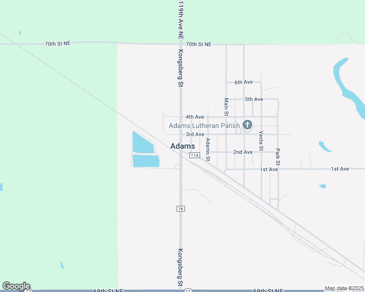 map of restaurants, bars, coffee shops, grocery stores, and more near in Adams