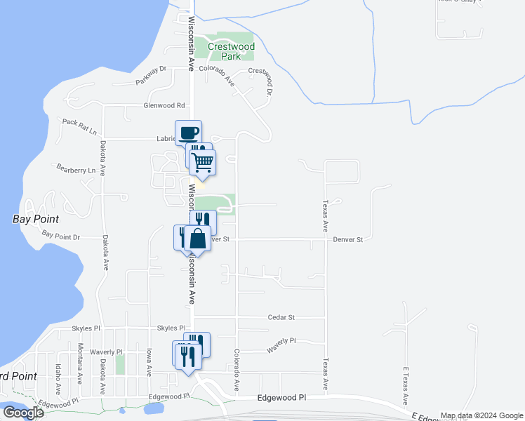 map of restaurants, bars, coffee shops, grocery stores, and more near 718 Cottonwood Court in Whitefish