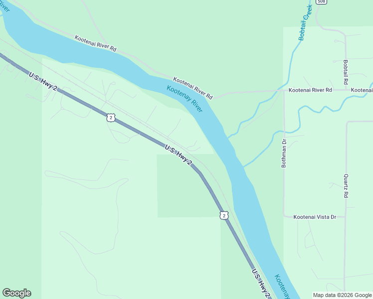 map of restaurants, bars, coffee shops, grocery stores, and more near 547 Cedar Meadow Road in Libby