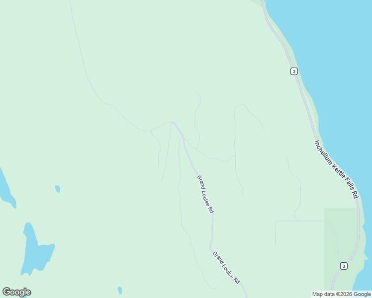 map of restaurants, bars, coffee shops, grocery stores, and more near Grand Louise Rd in Inchelium