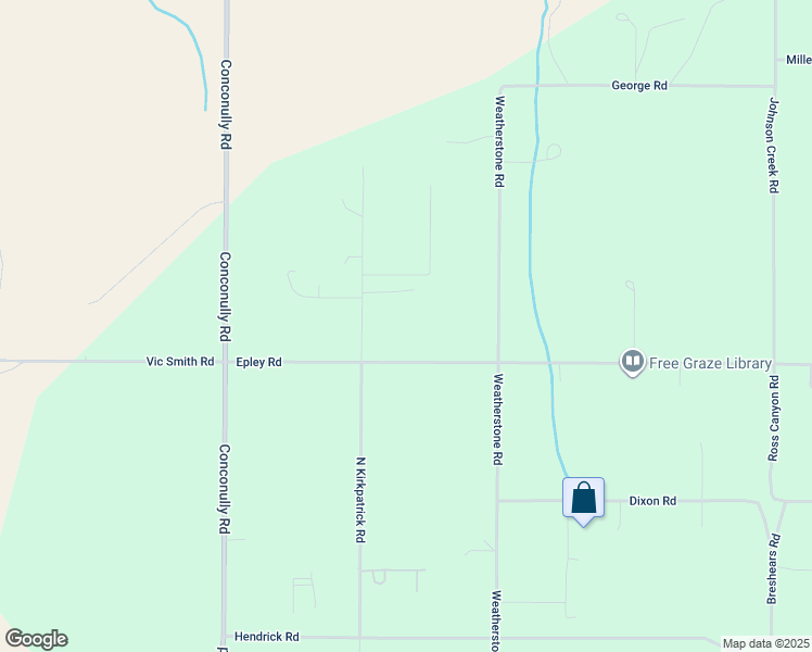 map of restaurants, bars, coffee shops, grocery stores, and more near 33 Epley Road in Omak