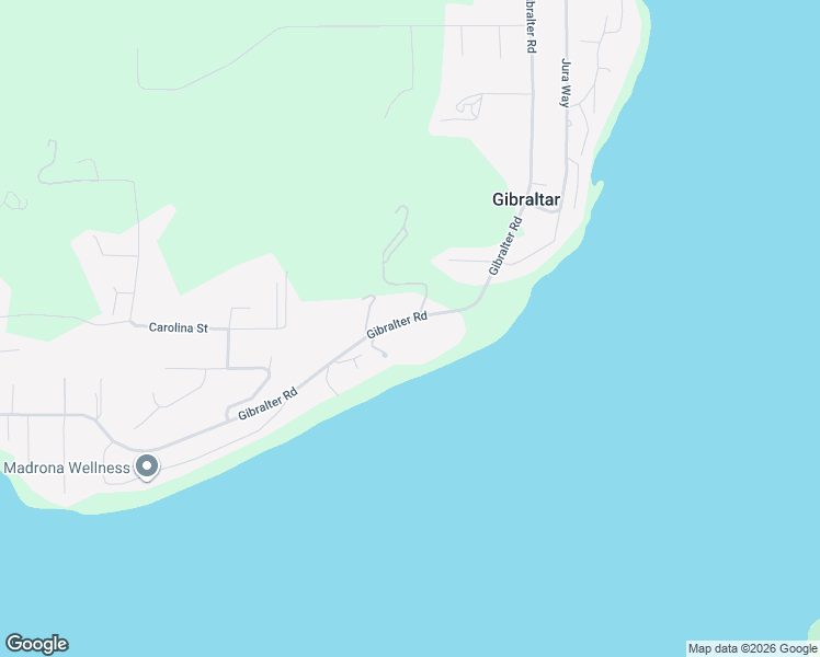 map of restaurants, bars, coffee shops, grocery stores, and more near 14869 Gibralter Road in Anacortes