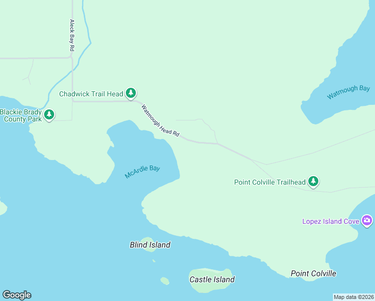 map of restaurants, bars, coffee shops, grocery stores, and more near 740 Watmough Head Road in Lopez Island