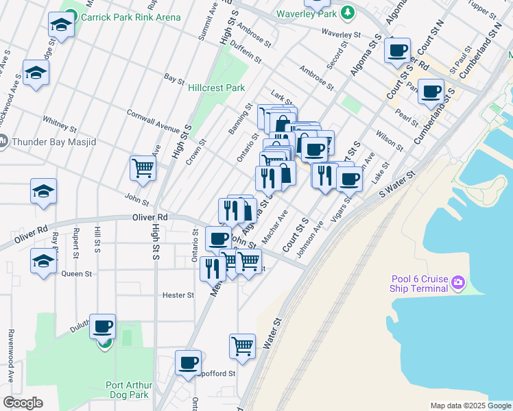 240 Algoma Street South, Thunder Bay ON Walk Score