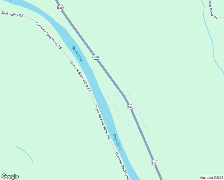 map of restaurants, bars, coffee shops, grocery stores, and more near 14756 Washington 530 in Concrete