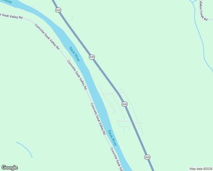 map of restaurants, bars, coffee shops, grocery stores, and more near 14756 Washington 530 in Concrete