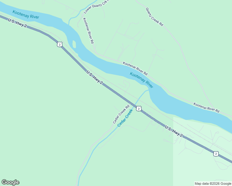 map of restaurants, bars, coffee shops, grocery stores, and more near 10036 U.S. 2 in Libby