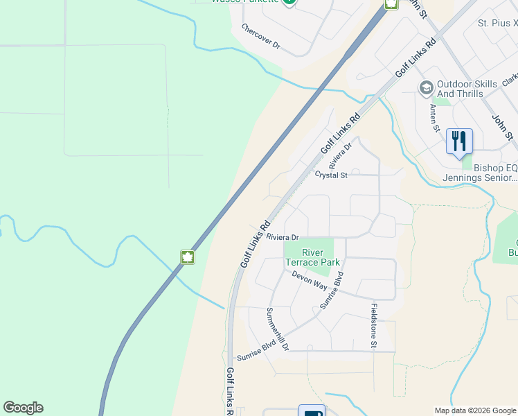map of restaurants, bars, coffee shops, grocery stores, and more near 211 Linden Court in Thunder Bay