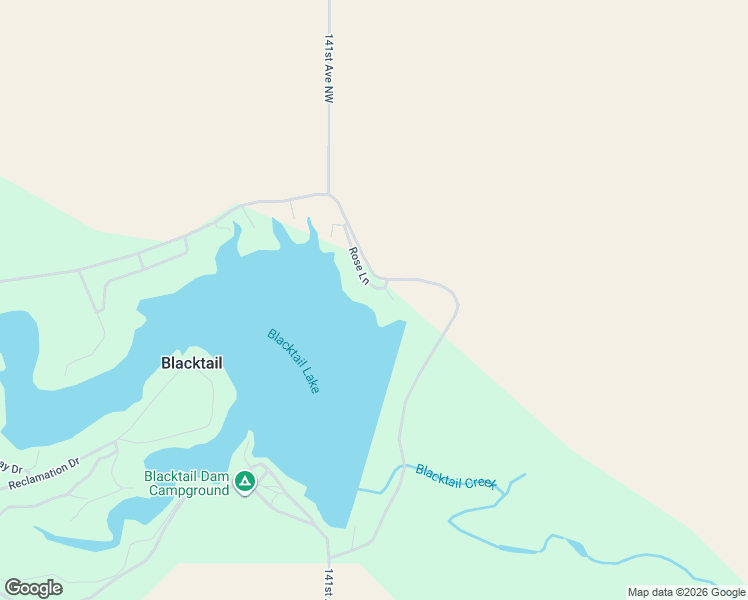 map of restaurants, bars, coffee shops, grocery stores, and more near 205 Blacktail Drive in Williston