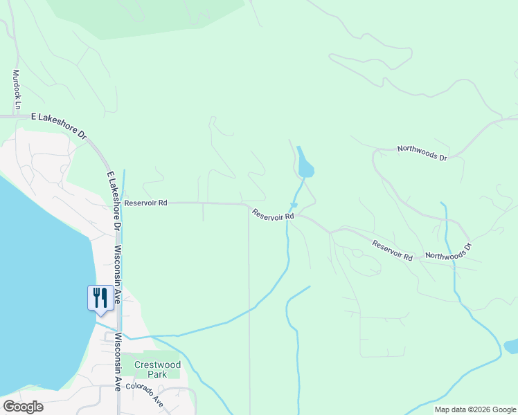 map of restaurants, bars, coffee shops, grocery stores, and more near 210 Reservoir Road in Whitefish