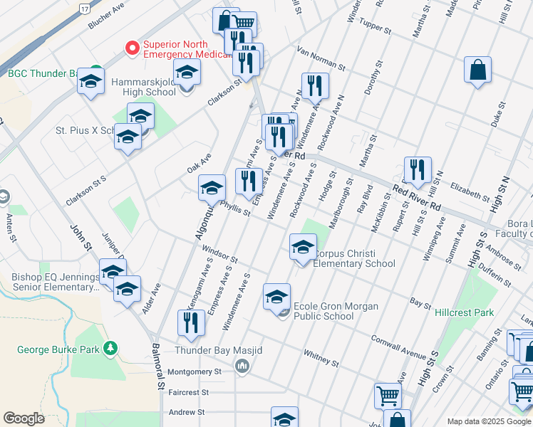 144 Windemere Avenue South, Thunder Bay ON Walk Score