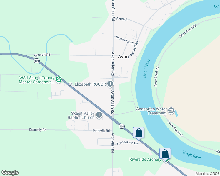 map of restaurants, bars, coffee shops, grocery stores, and more near 14206 Avon Allen Road in Mount Vernon
