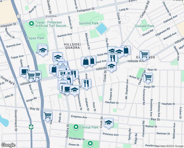 2652 Blackwood Street, Victoria BC Walk Score