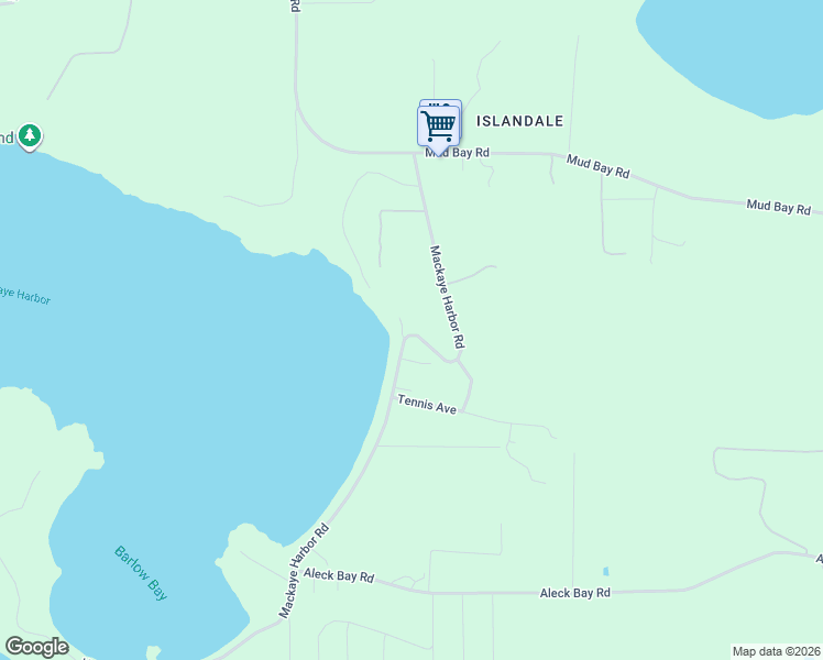 map of restaurants, bars, coffee shops, grocery stores, and more near 24 Starboard Road in Lopez Island