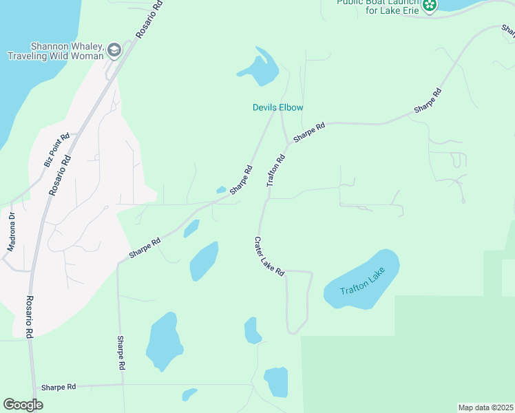 map of restaurants, bars, coffee shops, grocery stores, and more near 14002 Crater Lake Road in Anacortes