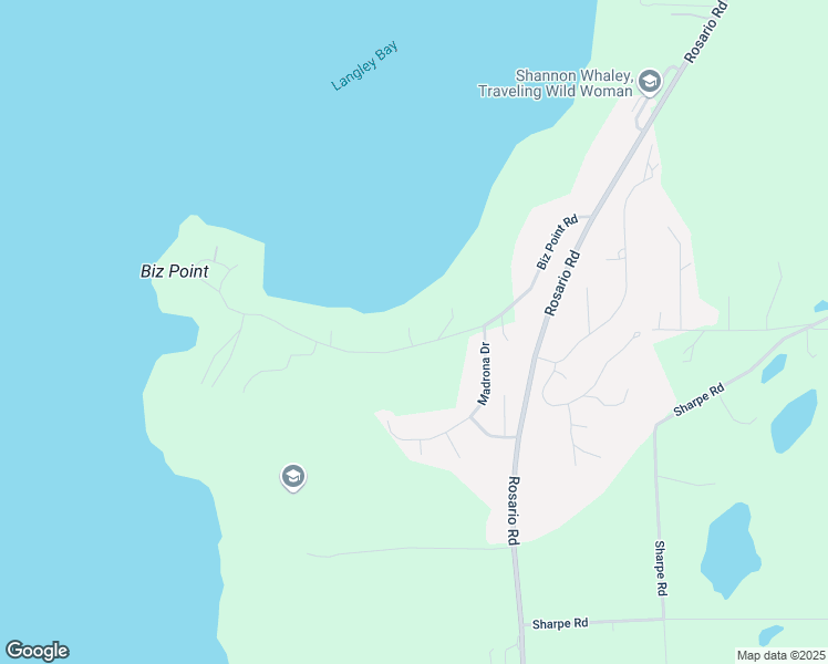 map of restaurants, bars, coffee shops, grocery stores, and more near 3559 Biz Point Road in Anacortes