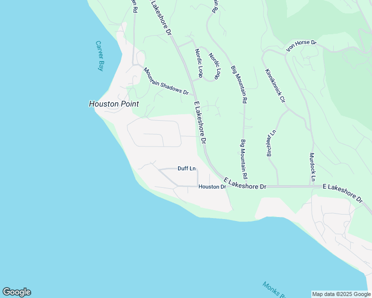 map of restaurants, bars, coffee shops, grocery stores, and more near 2260 Houston Point Dr in Whitefish