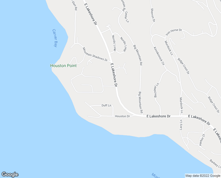 map of restaurants, bars, coffee shops, grocery stores, and more near 2260 Houston Point Drive in Whitefish