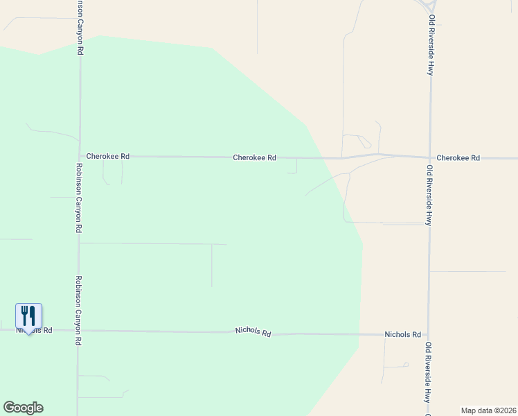 map of restaurants, bars, coffee shops, grocery stores, and more near 50 Cherokee Road in Omak