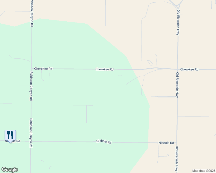 map of restaurants, bars, coffee shops, grocery stores, and more near 50 Cherokee Road in Omak