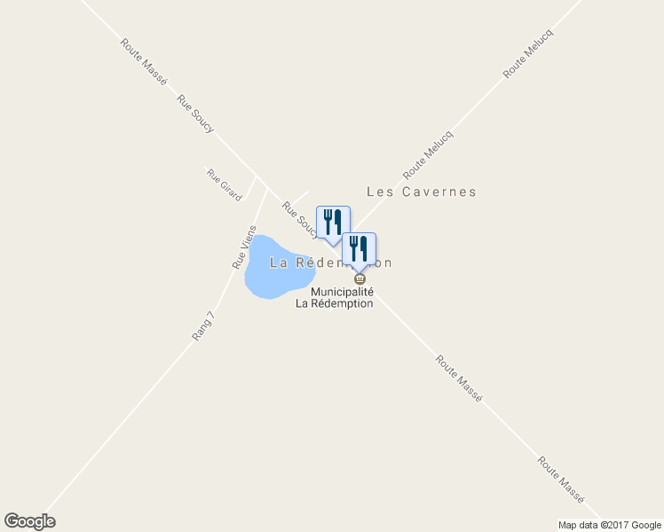 map of restaurants, bars, coffee shops, grocery stores, and more near 66 Rue Soucy in La Rédemption