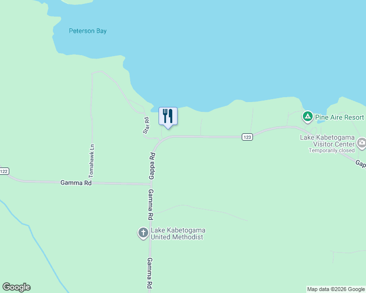 map of restaurants, bars, coffee shops, grocery stores, and more near 10055 Gappa Road in Ray