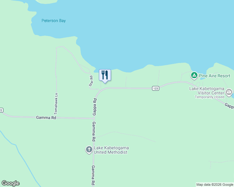 map of restaurants, bars, coffee shops, grocery stores, and more near 10055 Gappa Road in Ray