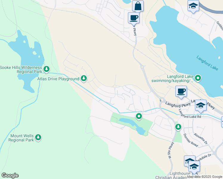 map of restaurants, bars, coffee shops, grocery stores, and more near 2979 Constellation Avenue in Victoria