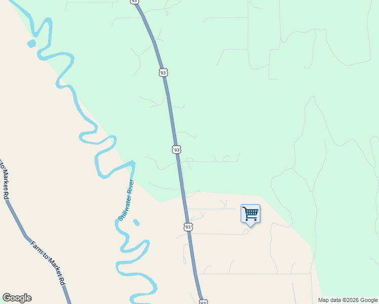 map of restaurants, bars, coffee shops, grocery stores, and more near 4796 U.S. 93 in Whitefish