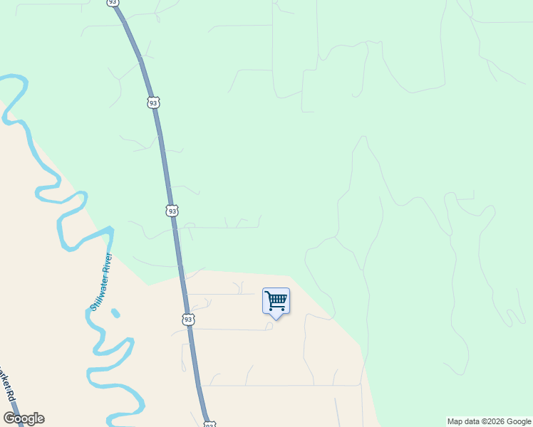 map of restaurants, bars, coffee shops, grocery stores, and more near 135 Raccoon Trial in Whitefish