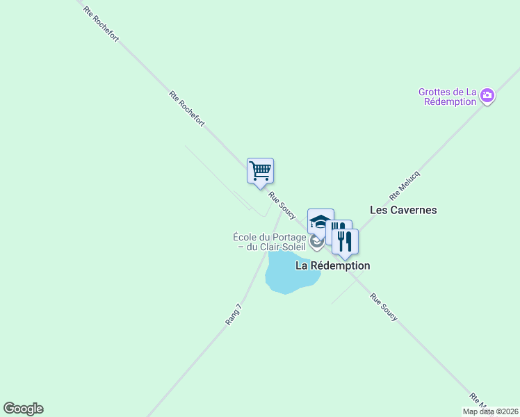 map of restaurants, bars, coffee shops, grocery stores, and more near 9 Rue Girard in La Rédemption